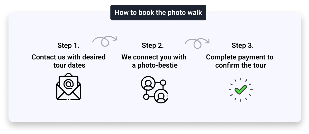 booking photo walk